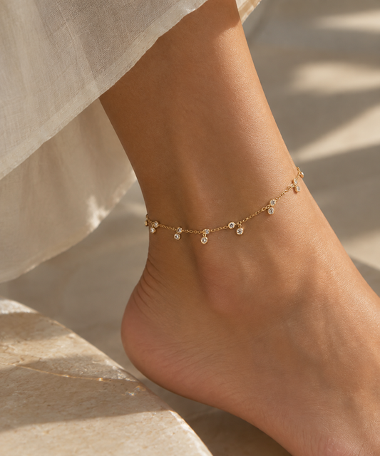 Glow Dangle Anklet