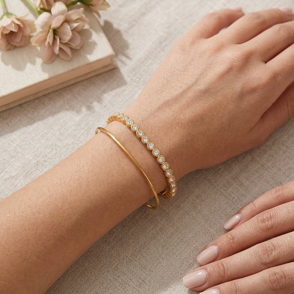 Muze Bezel Bangle