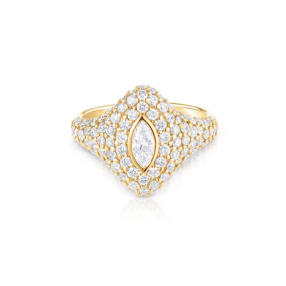 Glow Signet Pinky Ring