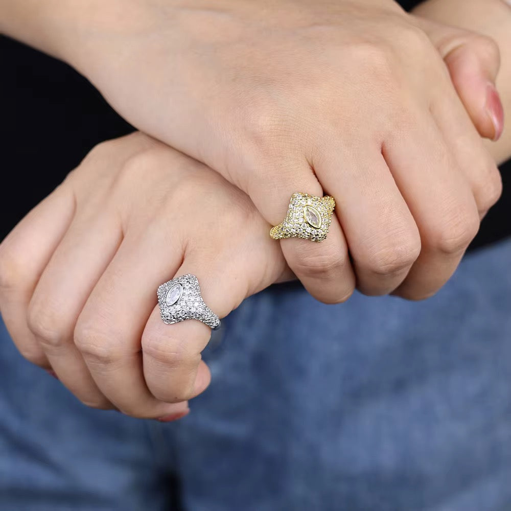 Glow Signet Pinky Ring