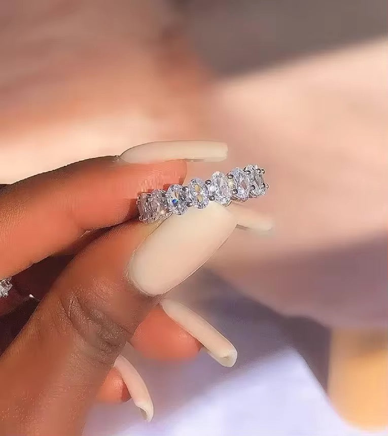 Oval Loop Ring