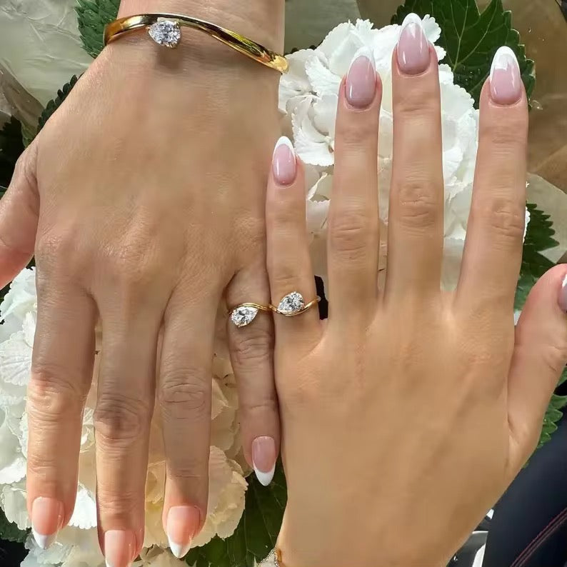 Princess Tear Pinky Ring