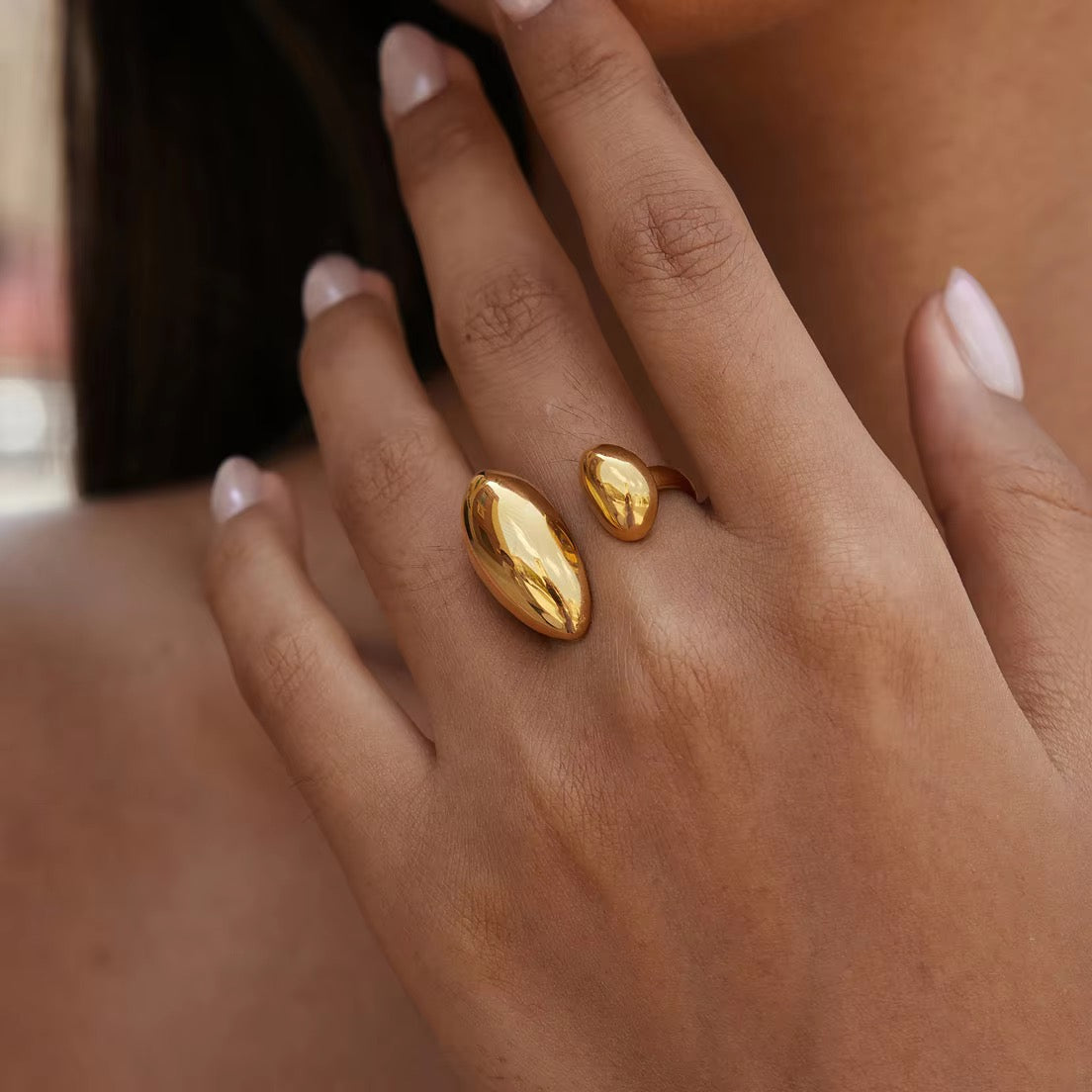 Open Dome Ring