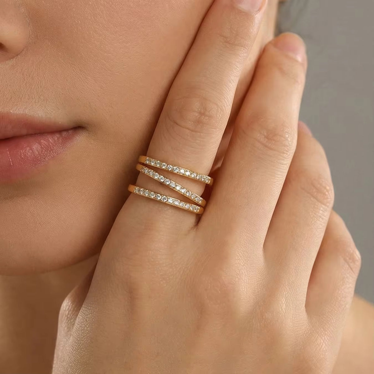 Linked Wrap Ring