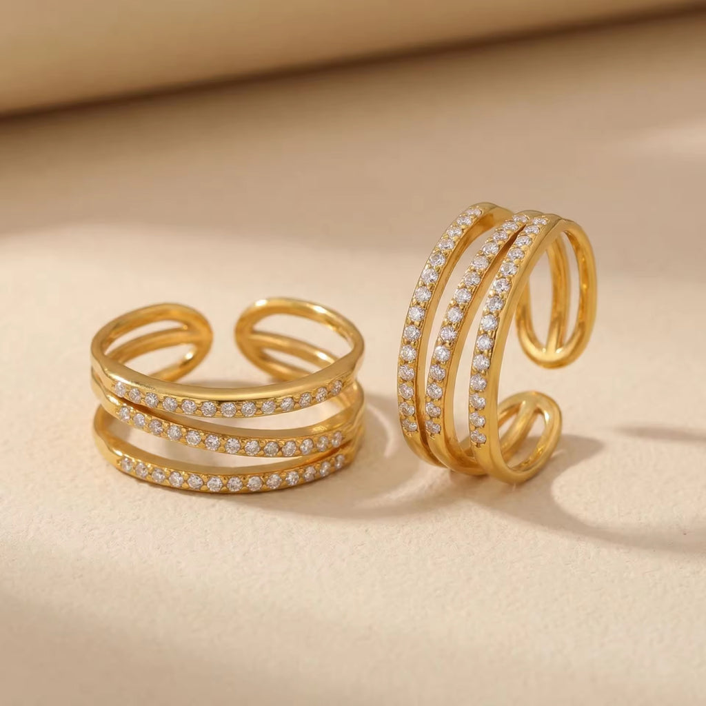 Linked Wrap Ring