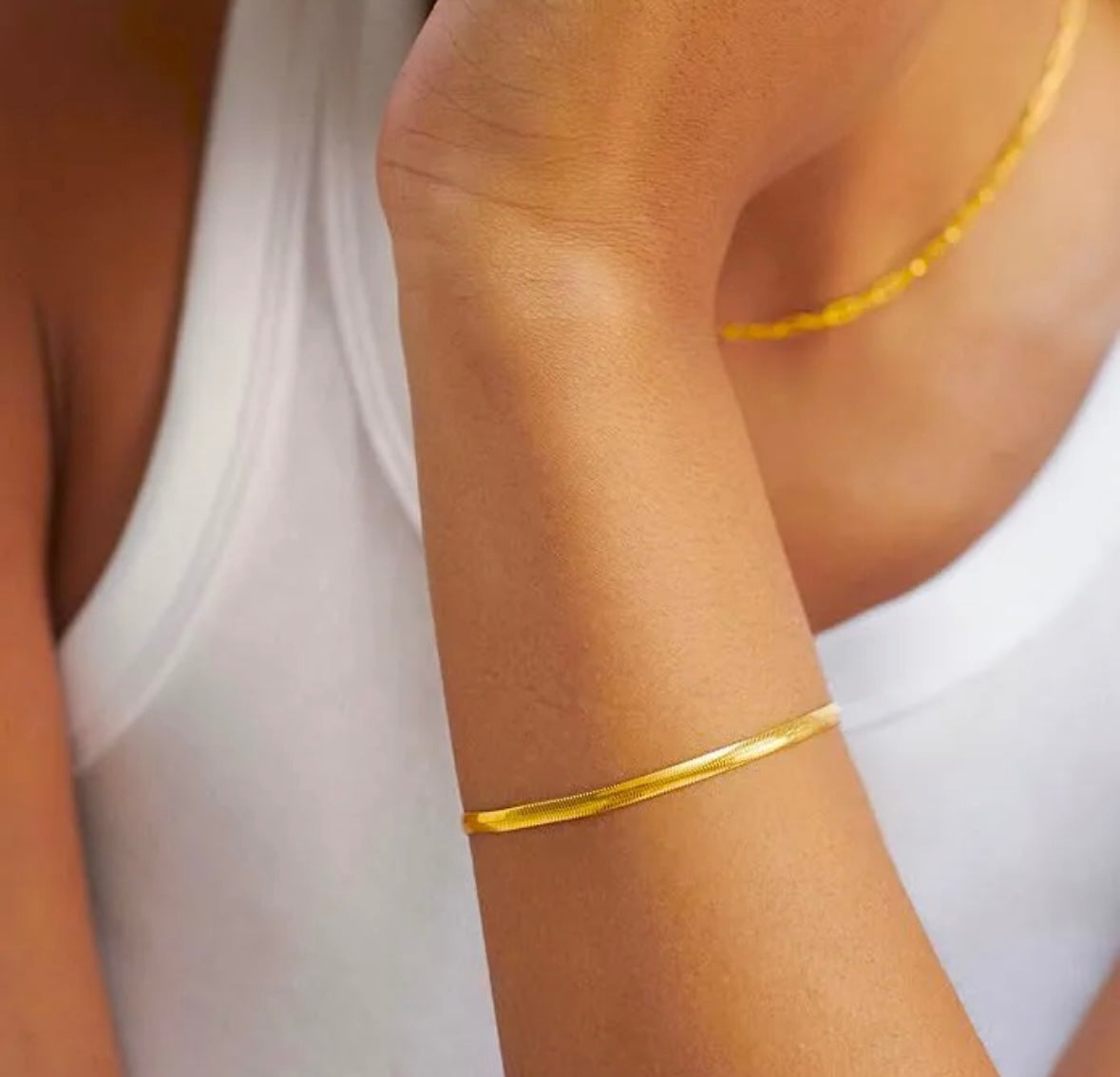 Liquid Snake Chain Bracelet