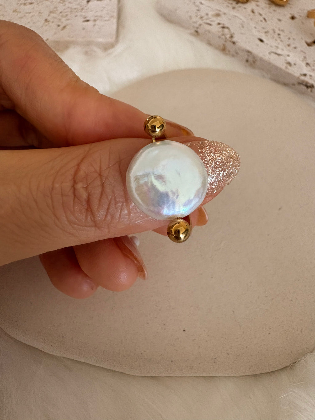 Baroque Coin Ring