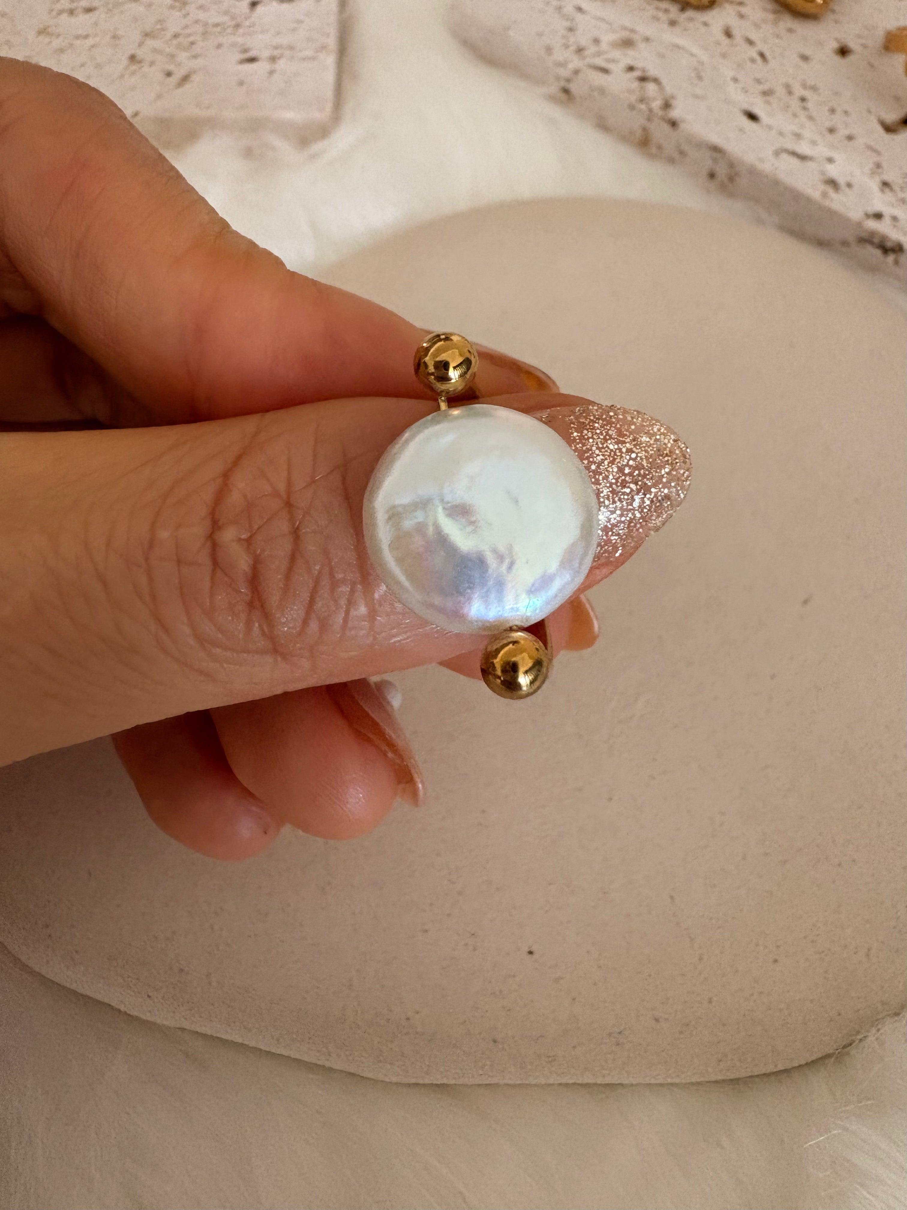 Baroque Coin Ring