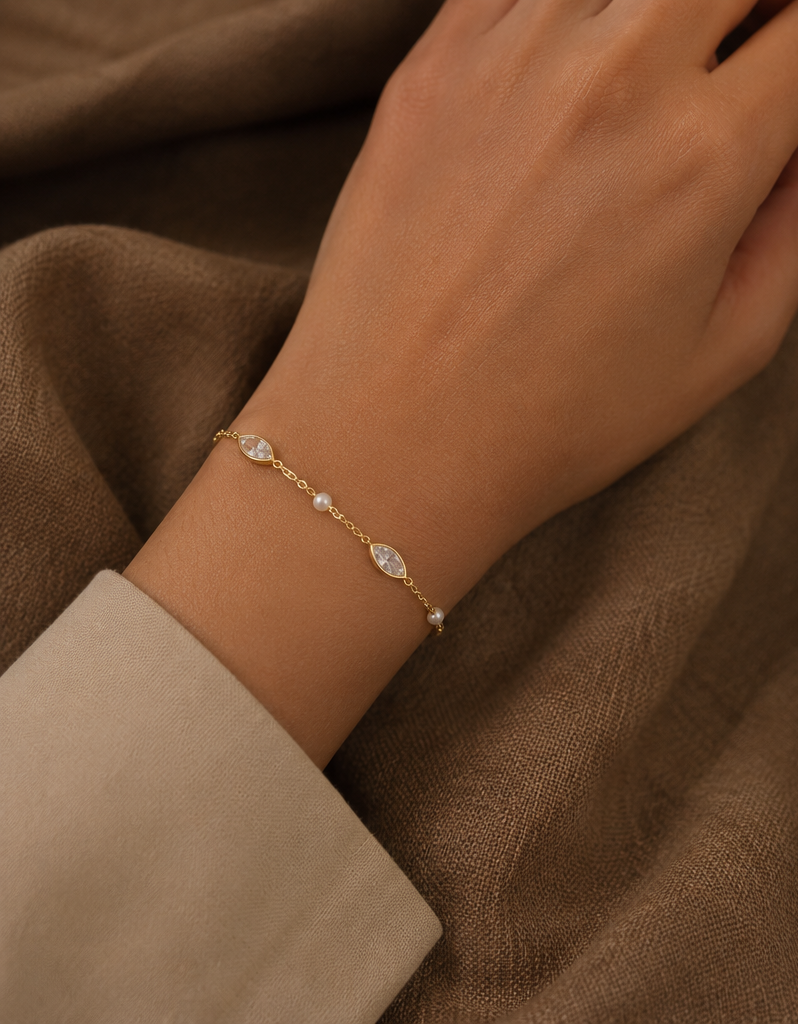 White Wave Bracelet