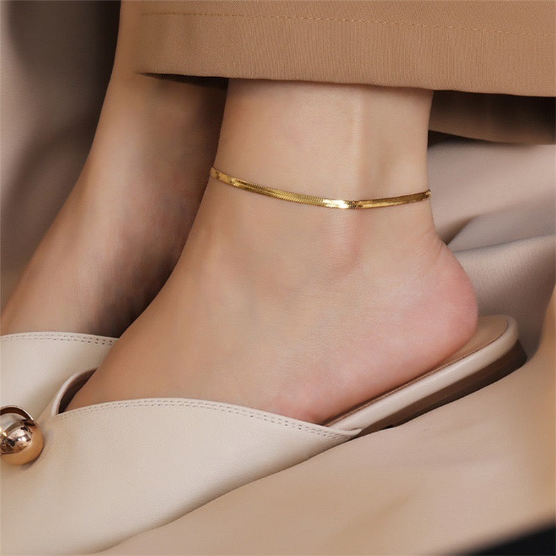 Liquid Snake Chain Anklet