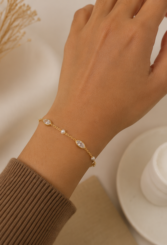 White Wave Bracelet