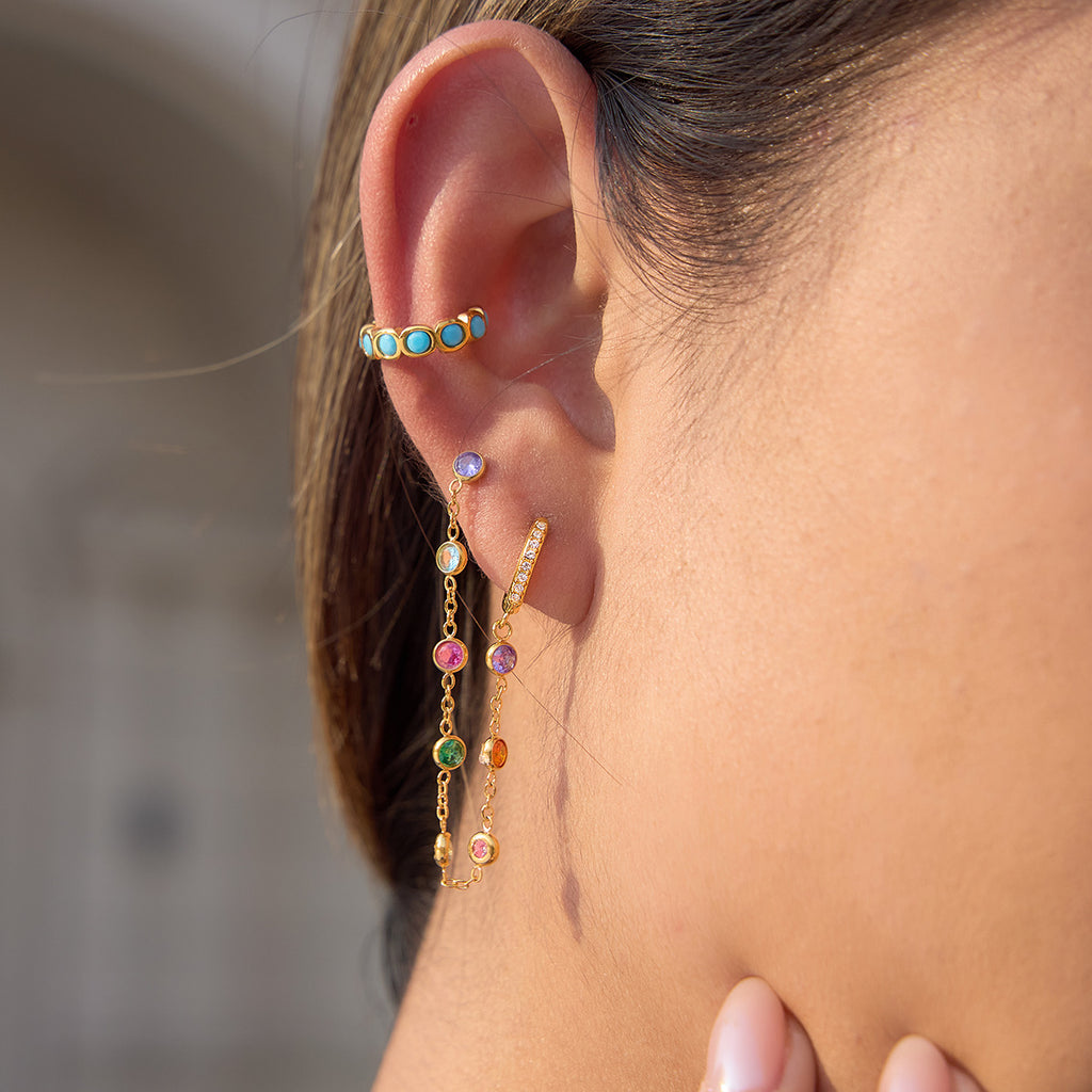 Iris Rainbow Earrings