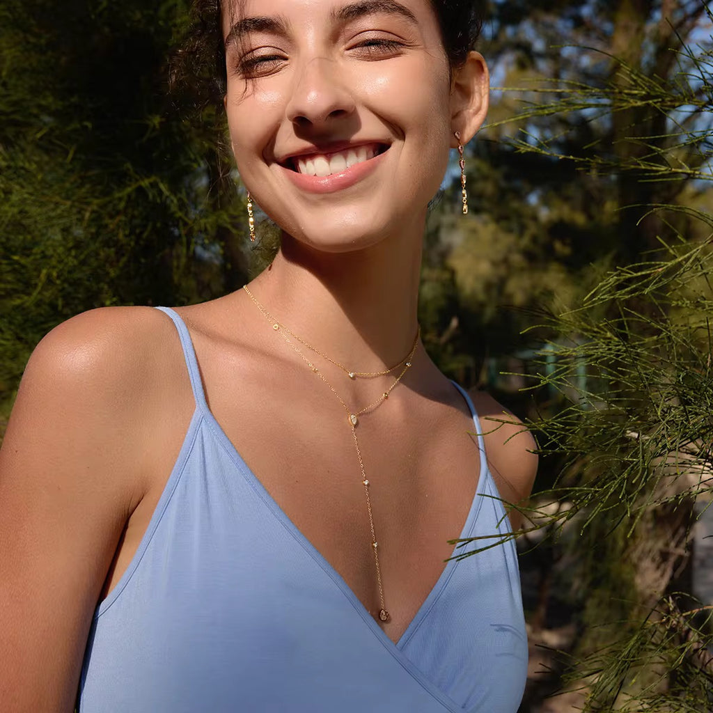 Whisper Drop Layered Necklace