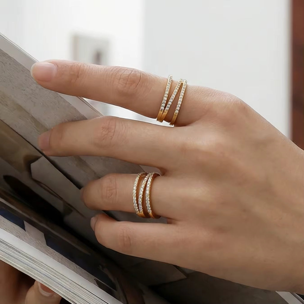 Linked Wrap Ring