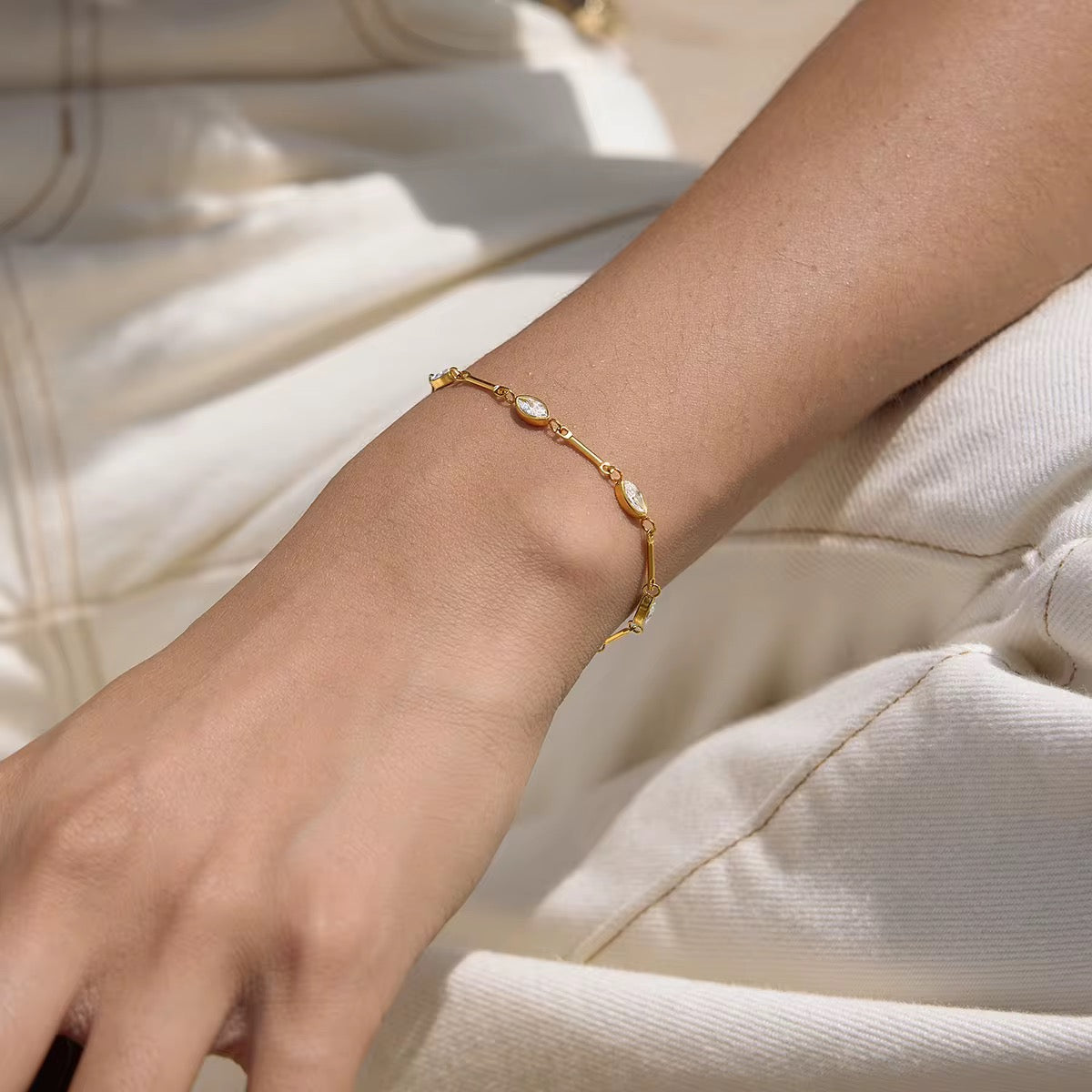Dewdrop Link Bracelet