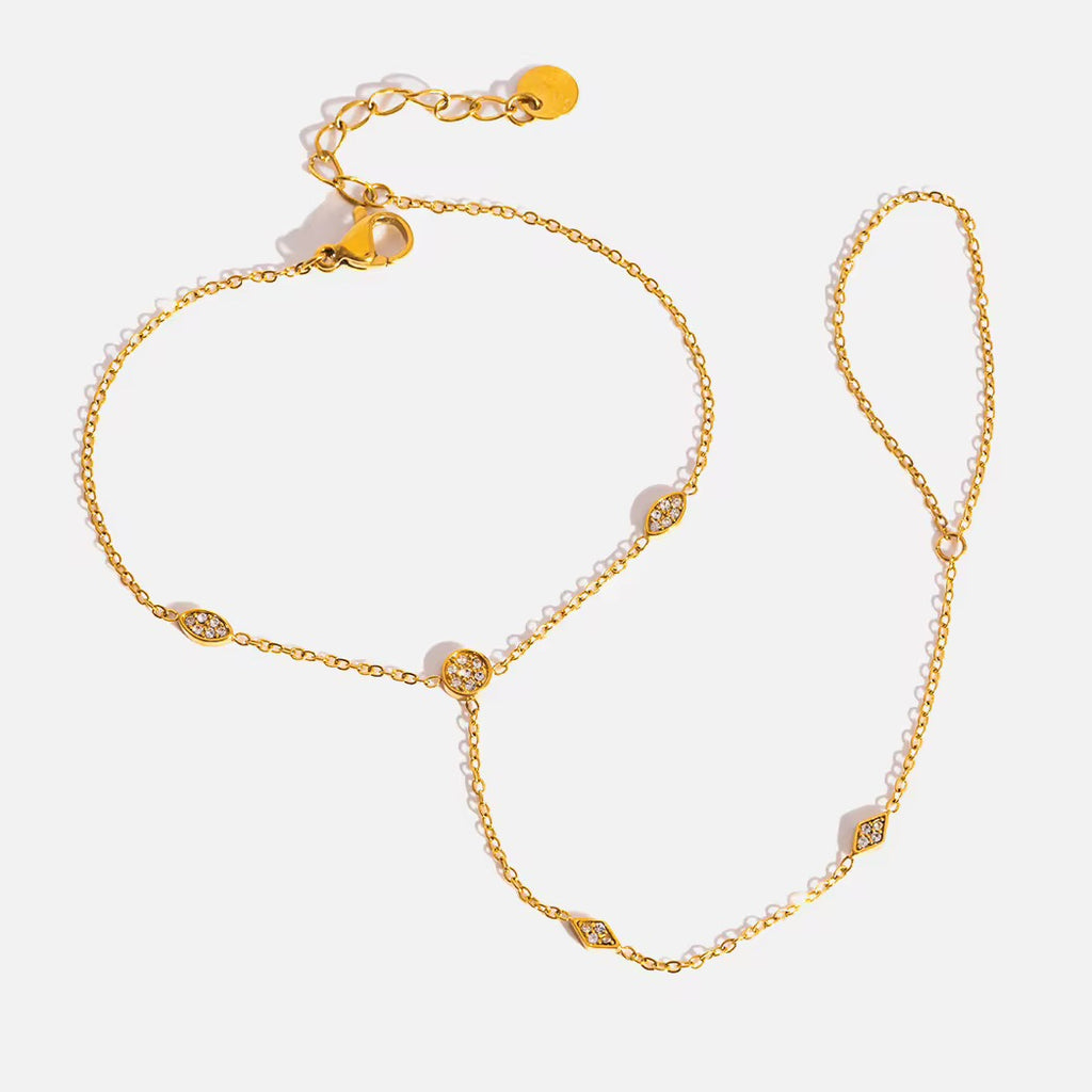 Pave Hand Chain