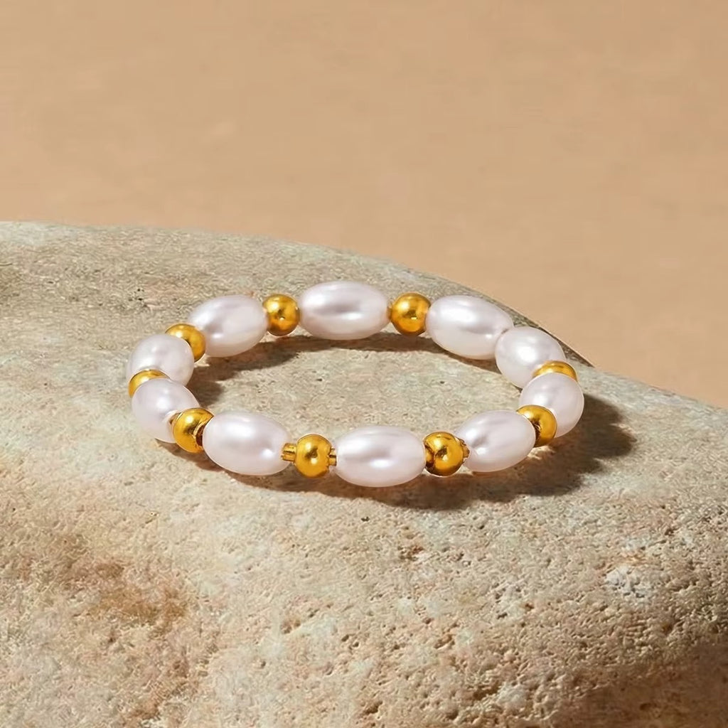 Rice Gold Pop Ring
