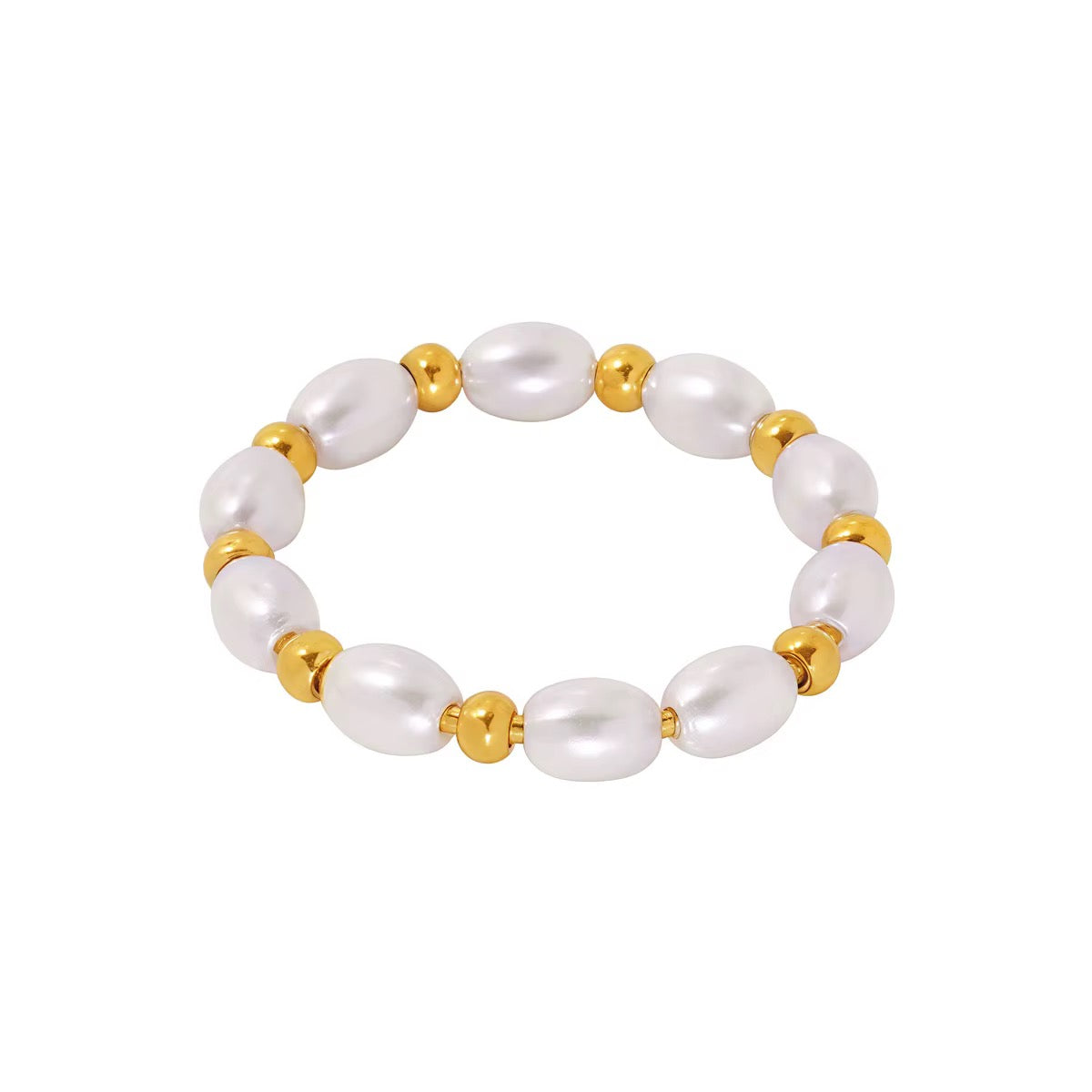 Rice Gold Pop Ring