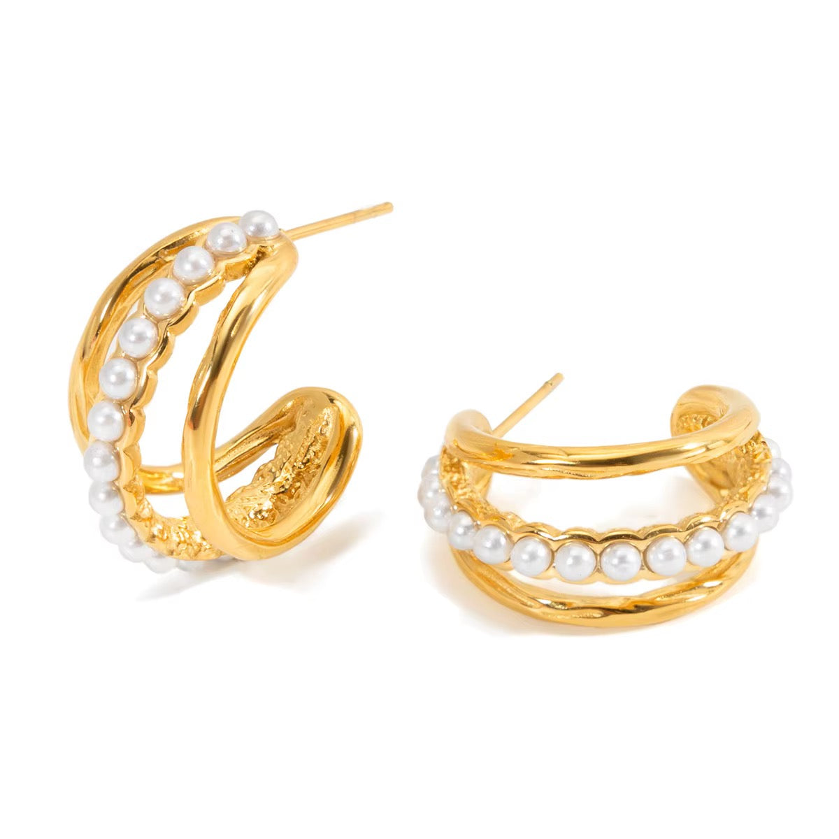 Maris Pearl Hoops