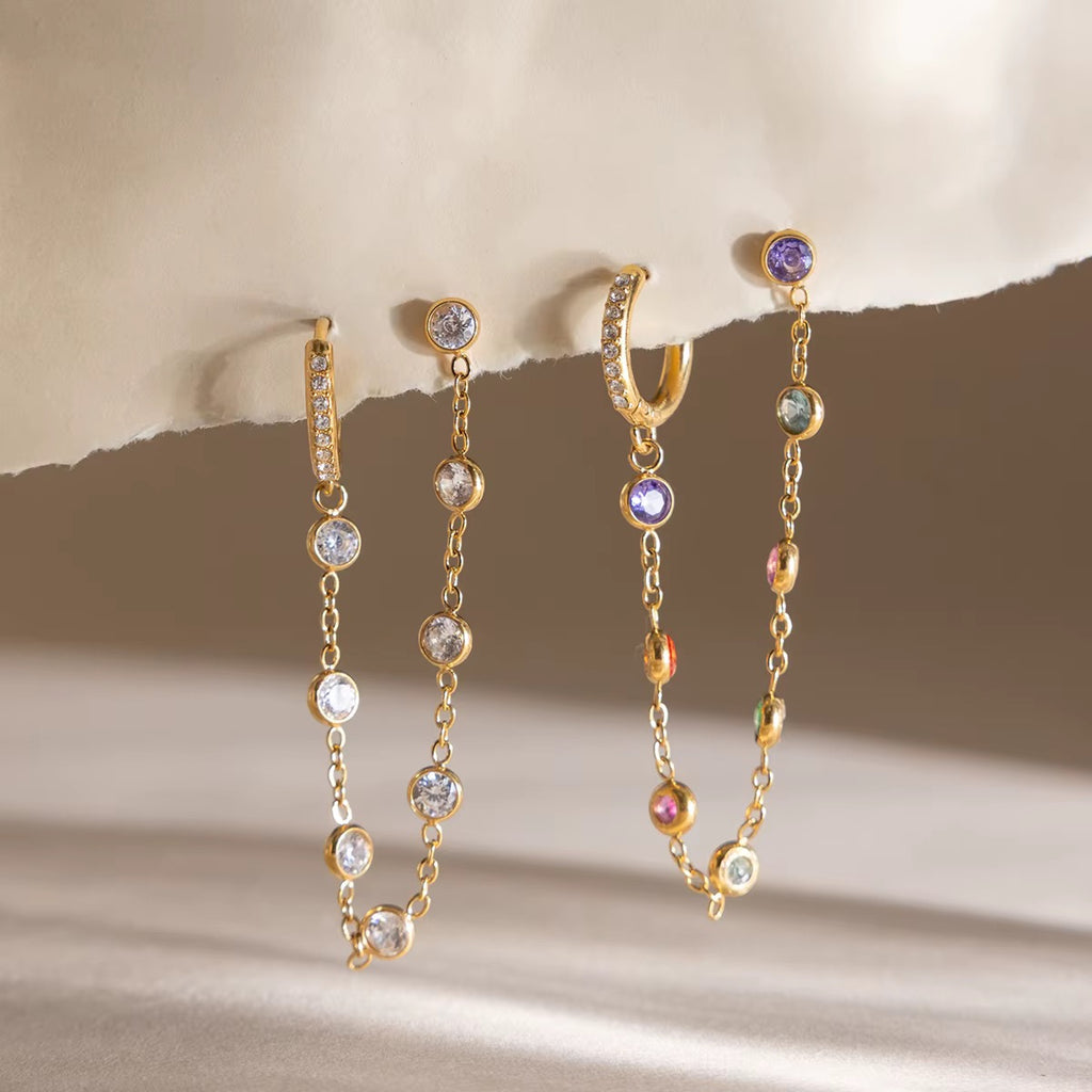 Iris Rainbow Earrings