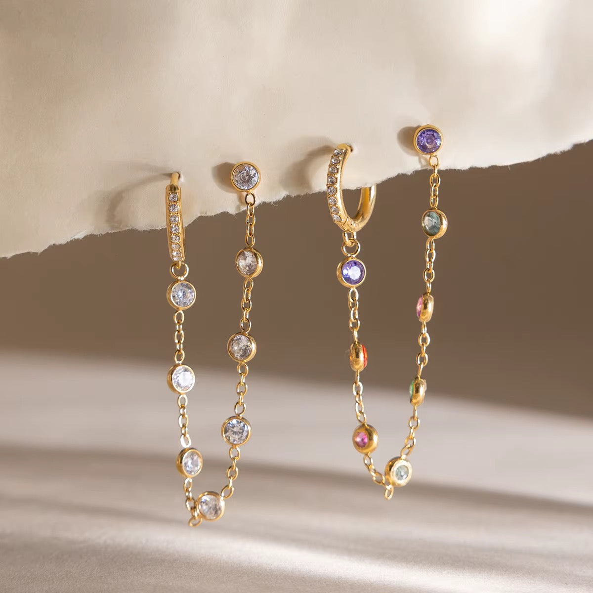 Iris Rainbow Earrings