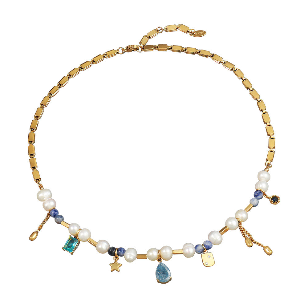 Ocean Breeze Multi-Charm Necklace