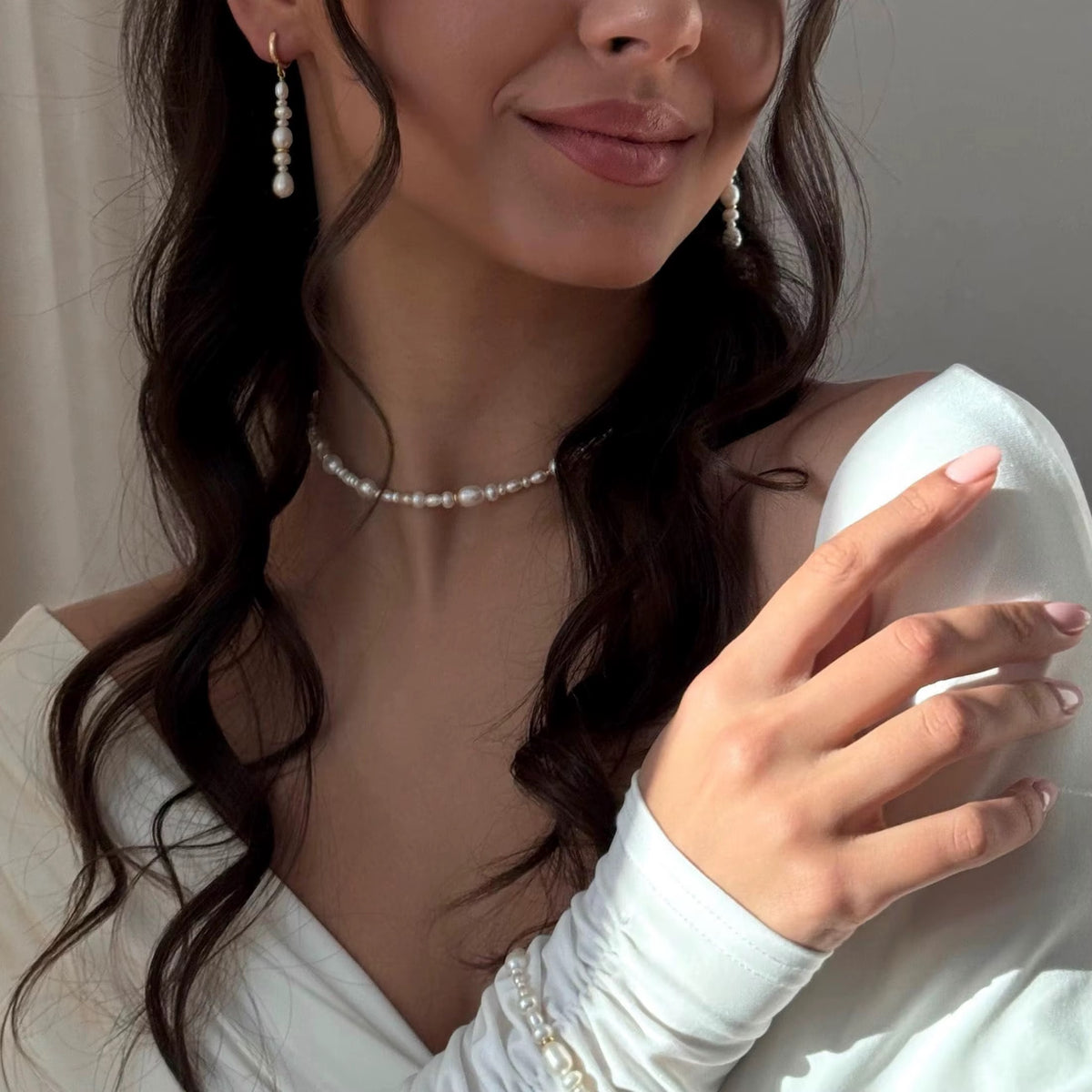 Graduated Baroque Pearl Choker