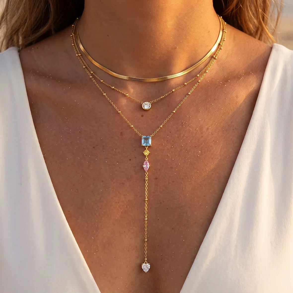 Sunkissed Y Necklace