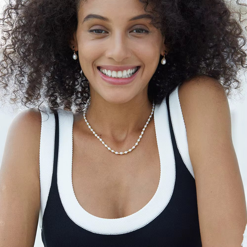 Rice Gold Pop Necklace