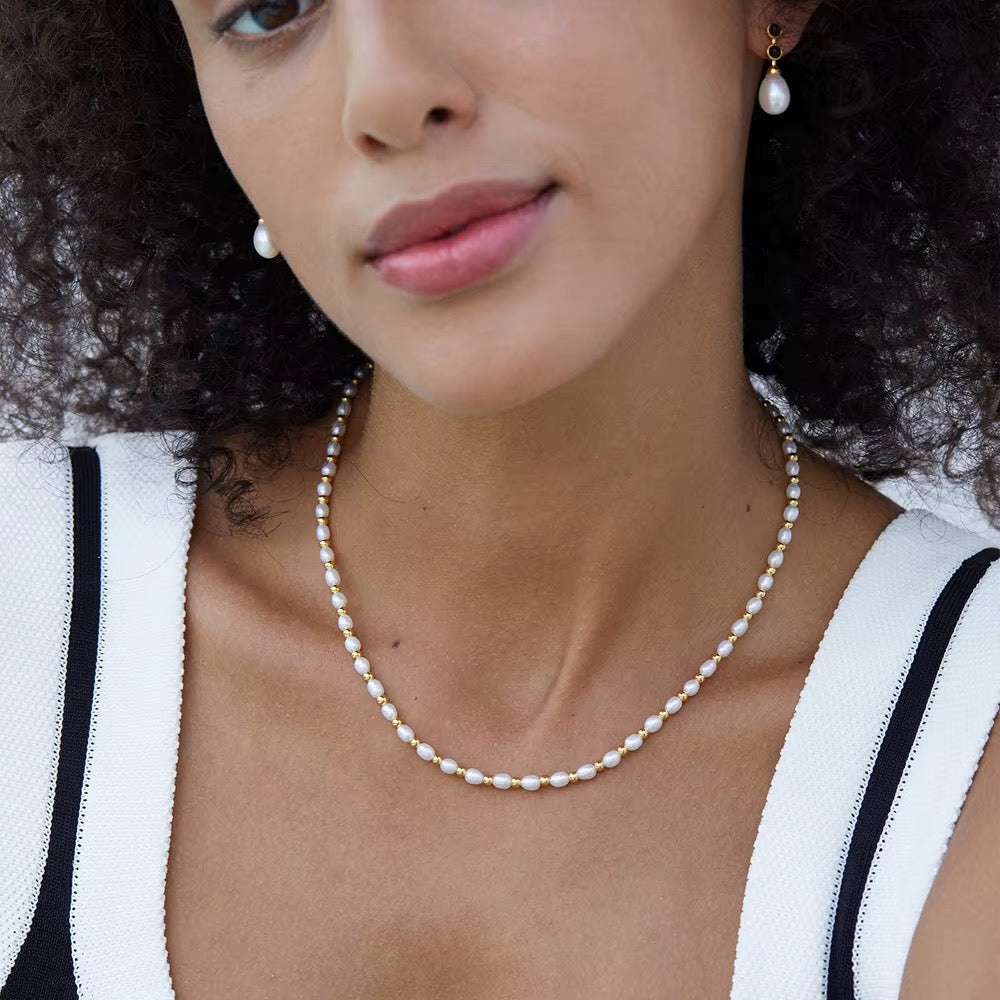 Rice Gold Pop Necklace