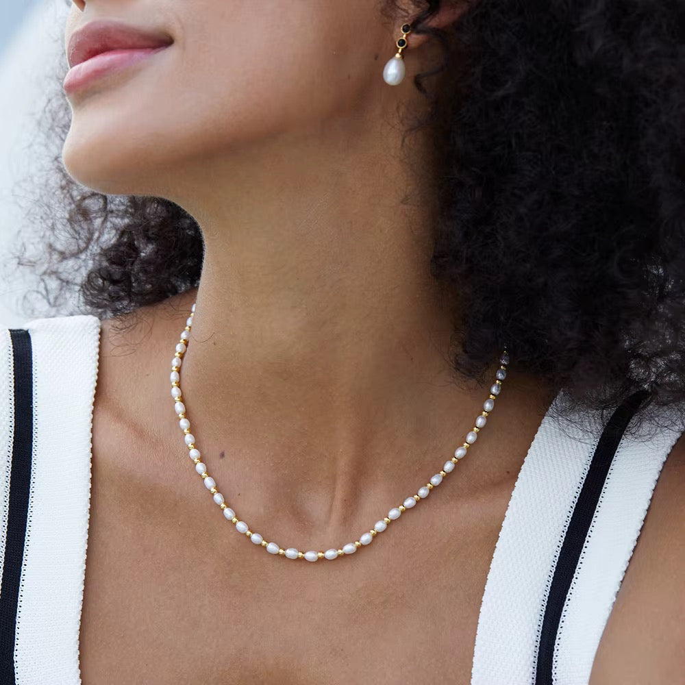 Rice Gold Pop Necklace