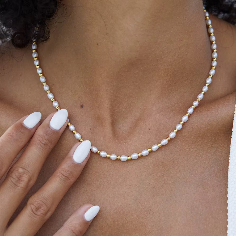 Rice Gold Pop Necklace