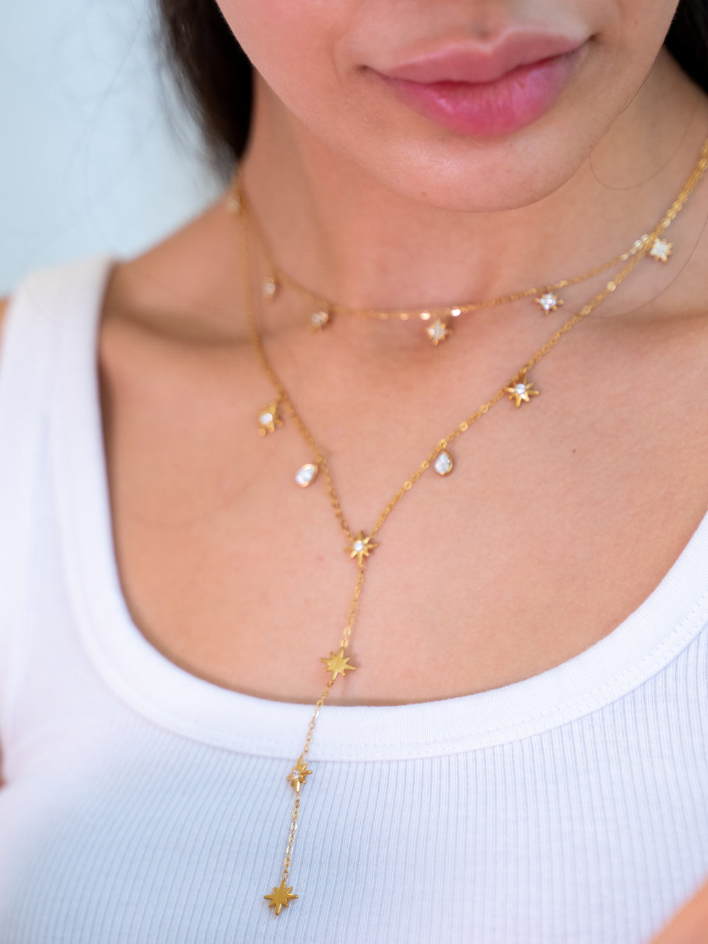 Starburst Y Necklace