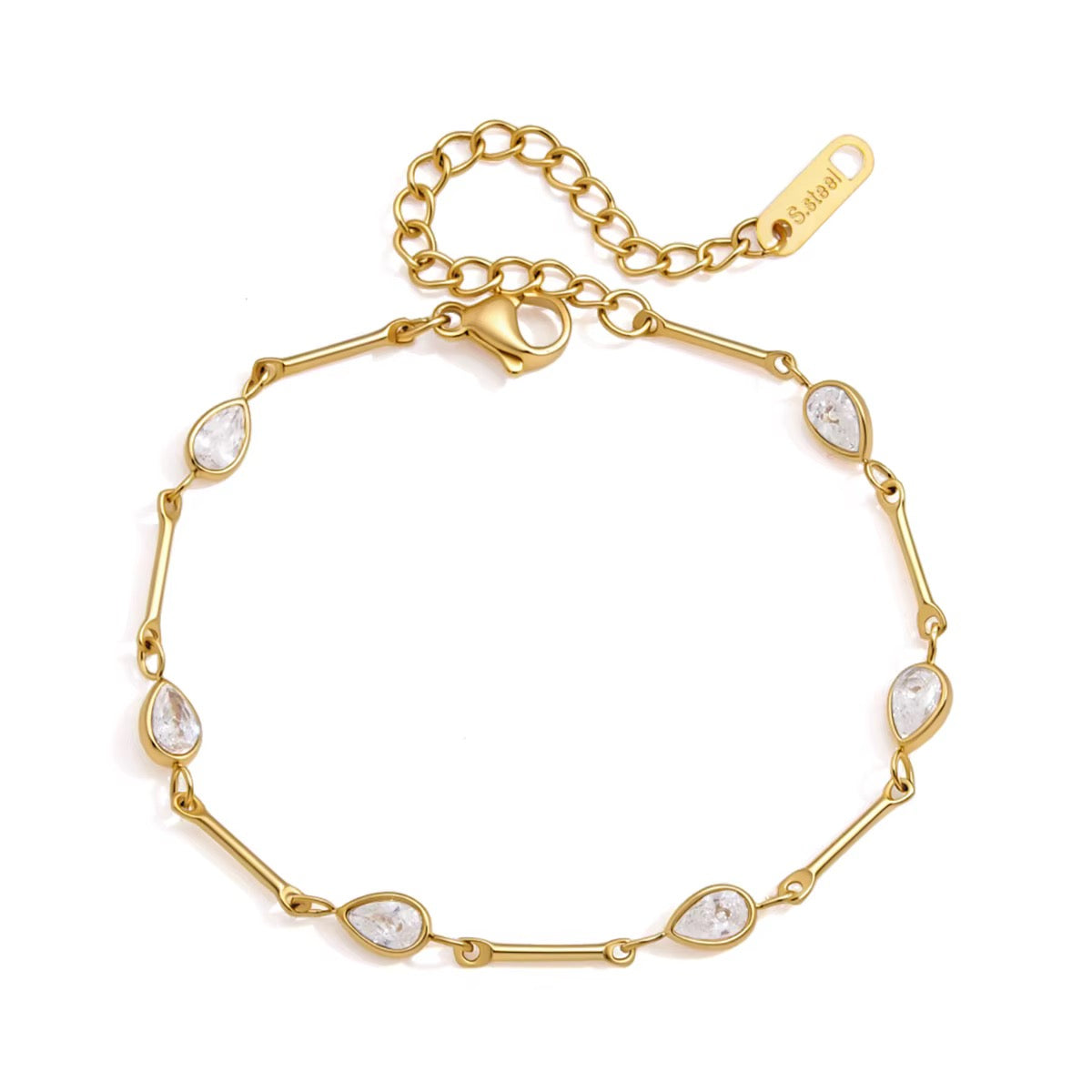 Dewdrop Link Bracelet