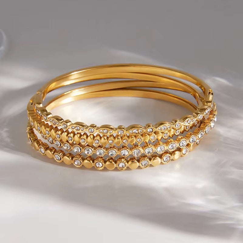 Muze Marquise Stone Bangle