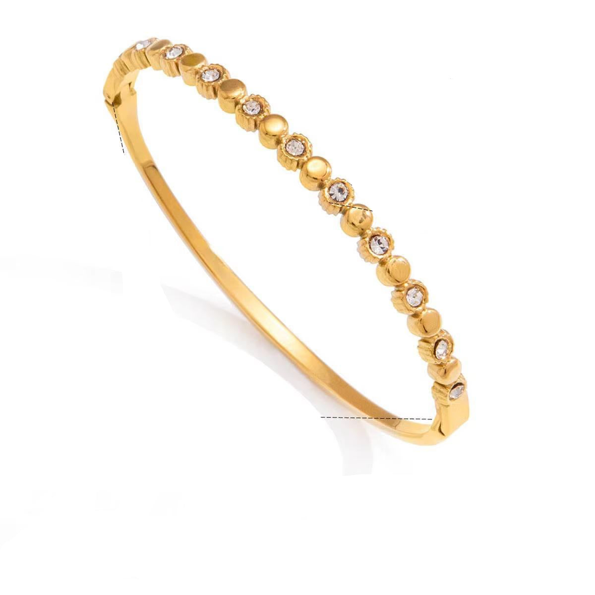 Muze Dot & Stone Bangle