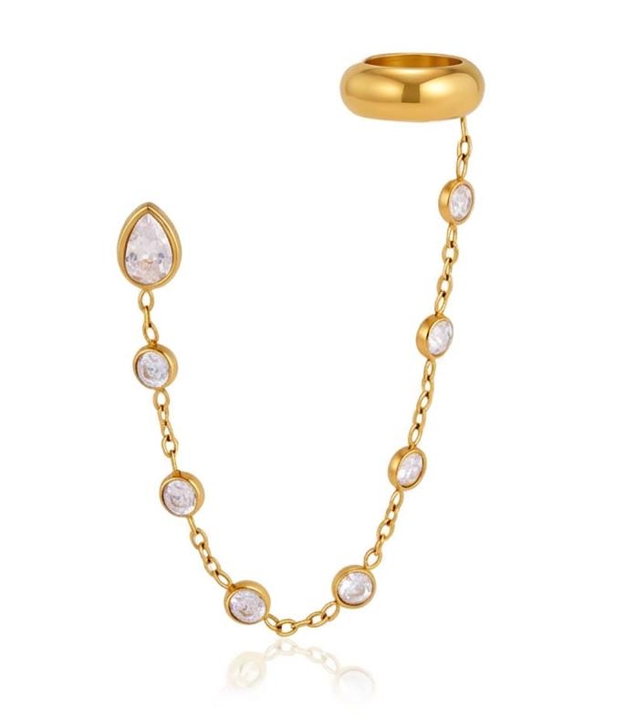 Dewy Drop Chain Cuff